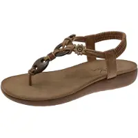 Beppi Sandalias de dedo marrón