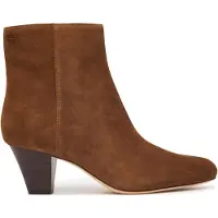 Ralph Lauren para mujer. 802P15713002 Botines Emersyn de ante con tacón marrón (39), Piel, 3 a 5cm, Cremallera, Casual, Lauren Ralph