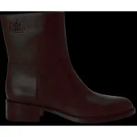 Ralph Lauren para mujer. 802P15708003 Botines Kyle de piel de becerro marrón oscuro (36), 3 a 5cm, Ninguno, Casual, Lauren Ralph Laur