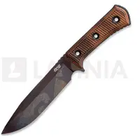 Trc knives Cuchillo Apocalypse Elmax Post Apo Finish, Torched Micarta