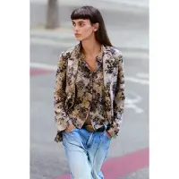 Desigual Blazer brocado / gris oscuro / cyclam / negro