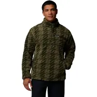 Columbia - Rugged Ridge High Pile Half Zip - Jerséis de forro polar size M, oliva