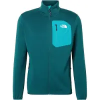 The North Face - Crest Full Zip - Forro polar size S, turquesa