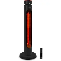 Vonroc Calefactor de terraza Panarea - 2000 W - oscilante | mando incluido