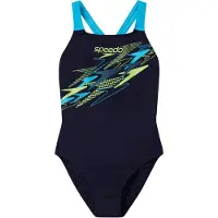 Speedo - Women's Medley Logo Medalist One Piece - Traje de baño size 40, azul
