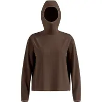 Odlo - Women's Mid Layer Hoody Cubic - Camiseta funcional size S, marrón