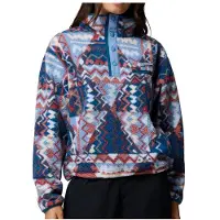 Columbia - Women's Helvetia II Printed Cropped Half Snap - Jerséis de forro polar size XS, multicolor