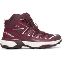 Salomon - Zapatillas de senderismo Mujer - X Ultra 360 Edge Mid GTX W Huckleberry/Maroon Banner para Mujer - Talla 38 - Burdeos