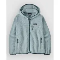 Patagonia - Women's Retro Pile Hoody - Forro polar size XXL, gris/turquesa