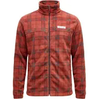 Columbia - Steens Mountain Printed Jacket - Forro polar size XL, rojo