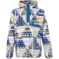 Columbia Chaqueta polar funcional azul / amarillo oscuro / lila