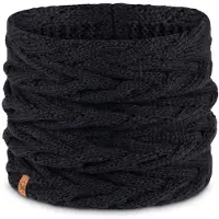 Buff - Knitted & Fleece Neckwarmer Caryn - Bufanda size One Size, negro