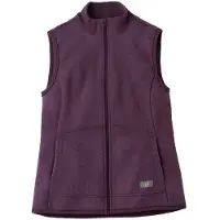 Disana - Women's Weste - Chaleco de lana merina size 38, morado