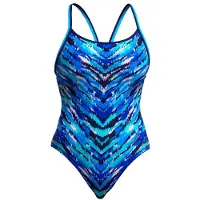 Funkita - Women's Diamond Back One Piece - Traje de baño size 34, azul