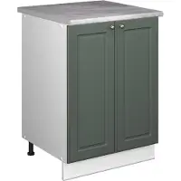 Vicco Mueble bajo para fregadero Fame-Line Verde dorado Casa de campo/Blanco 60 cm, Model 65096