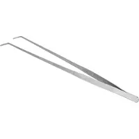 Gistuch Pinza de acero inoxidable en forma de ángulo para plantas de acuarios, herramienta de clip para plantas de acuarios