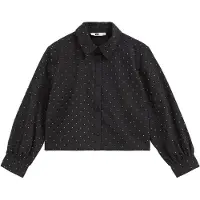 We fashion Blusa antracita / blanco