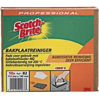 3M 3 unidades de esponjas Scotch-Brite para limpieza de bandejas de horno (114 x 140 mm, modelo A10)