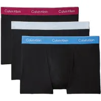 Calvin Klein Underwear Calzoncillo boxer azul cielo / azul claro / rojo vino / negro
