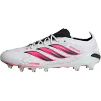 Adidas Zapatillas de fútbol 'Predator Elite' gris / rosa / negro / blanco