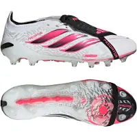 Adidas adidasBota de fútbol con lengüeta plegable Predator Elite césped artificial 44 2/3 Cloud White / Solar Turbo / Core Black Unisex