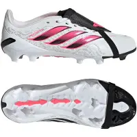 Adidas adidasBota de fútbol con lengüeta plegable Predator League césped natural seco 35 Cloud White / Solar Turbo / Core Black Niño