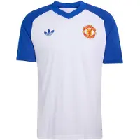 Adidas adidasCamiseta calentamiento Manchester United 26/27 S White / Royal Blue Hombre