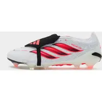 Adidas adidasBota de fútbol con lengüeta plegable Predator Pro para césped natural seco 40 2/3 Cloud White / Solar Turbo / Core Black Unisex