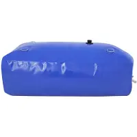 StarTech.com Tanque de agua inflable - 240 litros. Depósito de agua portátil plegable - Fabricado en PVC - Rectangular - De pie - Gran capacidad - Azul