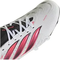 Adidas adidasBota de fútbol Predator League césped natural seco 40 2/3 Cloud White / Solar Turbo / Core Black Unisex