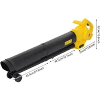 StarTech.com Soplador eléctrico de hojas - 2 en 1 (soplador y aspiradora de hojas) - 3000 W - Con triturador de hojas - 270 km/h - 466,15 CFM - Bolsa de recogida de 35 litros - Enchufe europeo