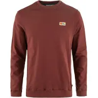 Fjällräven - Sudaderas - Vardag Sweater M Maroon de Algodón - Talla XXL - Burdeos