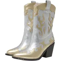 Buffalo Botas camperas oro / plata