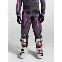 Alpinestars Pantalones Fluid Lone Juveniles 2027 Gray Camo Purple, Talla: 28