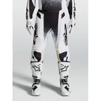 Alpinestars Techstar Swan para hombre Pantalón de cross Blanco/Negro 32 hombres