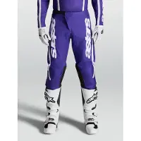 Alpinestars Fluid Apex V2 para hombre Pantalón de cross Azul/Blanco 34 hombres