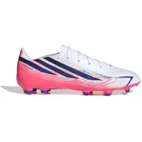 Adidas adidasBota de fútbol F50 Hyperfast League césped natural seco 40 Cloud White / Solar Purple / Solar Turbo Unisex
