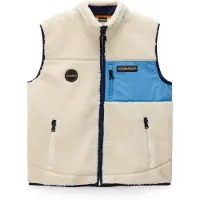 Napapijri Chaleco 'Yupik V 2' beige claro / azul real
