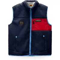 Napapijri Chaleco 'Yupik 2' navy / rojo