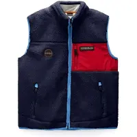 Napapijri Chaleco 'Yupik 2' navy / rojo