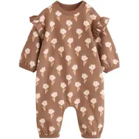 Next Pijama entero/body chocolate / marrón claro / rosa / blanco