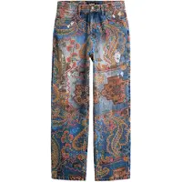 Desigual , Pantalón Vaquero Estampado regular, Hombre, Algodon, Azul, 32