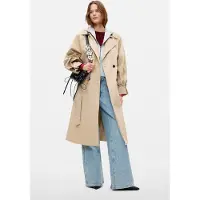 Desigual , Abrigo Trench Removible, Mujer, Algodon, MarróN, XS