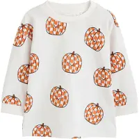Next Camiseta crema / naranja / negro
