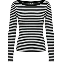Pieces Camiseta 'PCSOF' negro / blanco