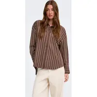 ONLY Blusa 'ONLOREGON ALVA' chocolate / blanco