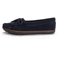 Minnetonka Mocasines 'Thunderbird Animikii' azul oscuro
