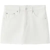 Mango Falda 'RICA' blanco denim