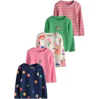 Next Camiseta ecru / navy / verde / lila / rosa claro