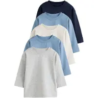 Next Camiseta crema / navy / azul cielo / gris claro